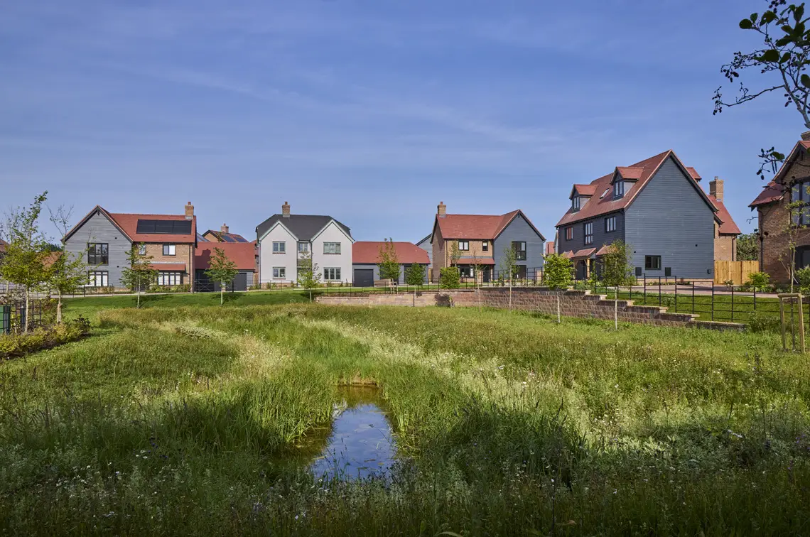Hare’s Leap residential development in Henham, Essex